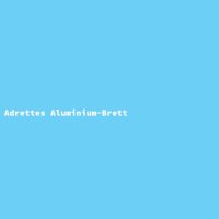 Adrettes Aluminium-Brett