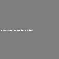 Adretter Plastik-Bikini