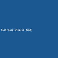 Klebriges Viscose-Handy