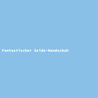 Fantastischer Seide-Handschuh