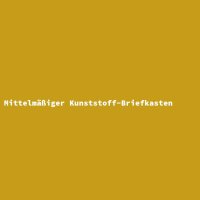 Mittelm&auml;&szlig;iger Kunststoff-Briefkasten