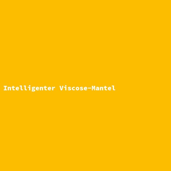 Intelligent Viscose Coat