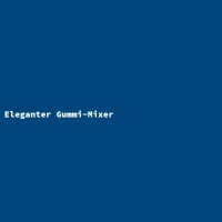 Eleganter Gummi-Mixer
