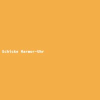 Schicke Marmor-Uhr