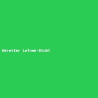 Adretter Leinen-Stuhl