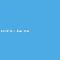 Herrlicher Glas-Ring