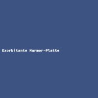 Exorbitante Marmor-Platte