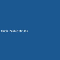 Harte Papier-Brille