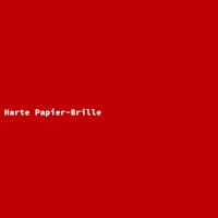 Harte Papier-Brille