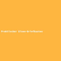 Praktischer Eisen-Briefkasten