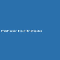Praktischer Eisen-Briefkasten