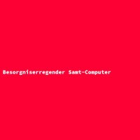 Besorgniserregender Samt-Computer