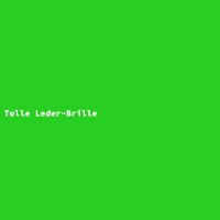 Tolle Leder-Brille