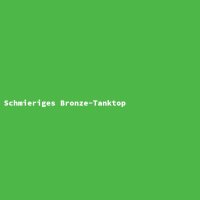 Schmieriges Bronze-Tanktop