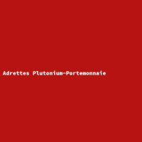 Adrettes Plutonium-Portemonnaie