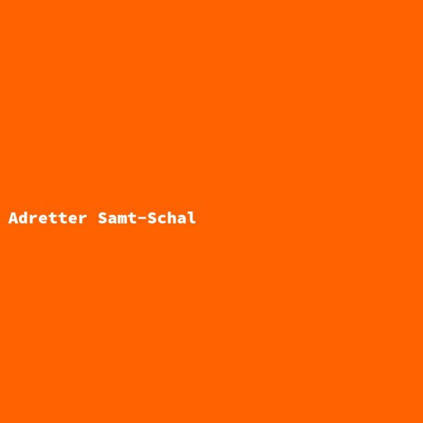 Adretter Samt-Schal