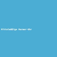 Mittelm&auml;&szlig;ige Marmor-Uhr