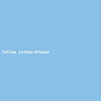Tolles Leinen-Kissen