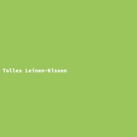 Tolles Leinen-Kissen