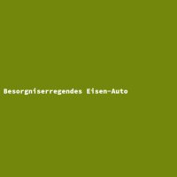 Besorgniserregendes Eisen-Auto