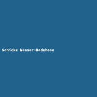 Schicke Wasser-Badehose
