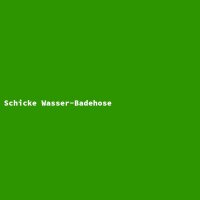 Schicke Wasser-Badehose