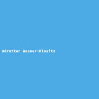 Adretter Wasser-Klositz
