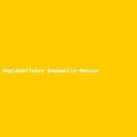 Unglaubliches Baumwolle-Messer