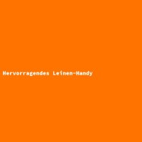 Hervorragendes Leinen-Handy