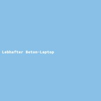 Lebhafter Beton-Laptop