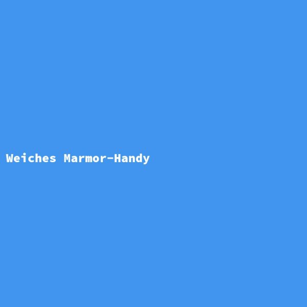 Weiches Marmor-Handy