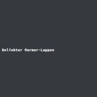 Beliebter Marmor-Lappen