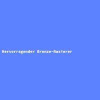 Hervorragender Bronze-Rasierer