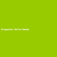 Elegantes Wolle-Handy
