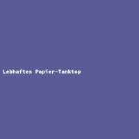 Lebhaftes Papier-Tanktop