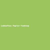 Lebhaftes Papier-Tanktop