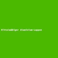 Mittelm&auml;&szlig;iger Aluminium-Lappen