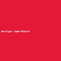 Wertiger Samt-Bikini