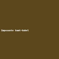 Imposante Samt-Gabel