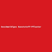 Geschmeidiges Kunststoff-Pflaster